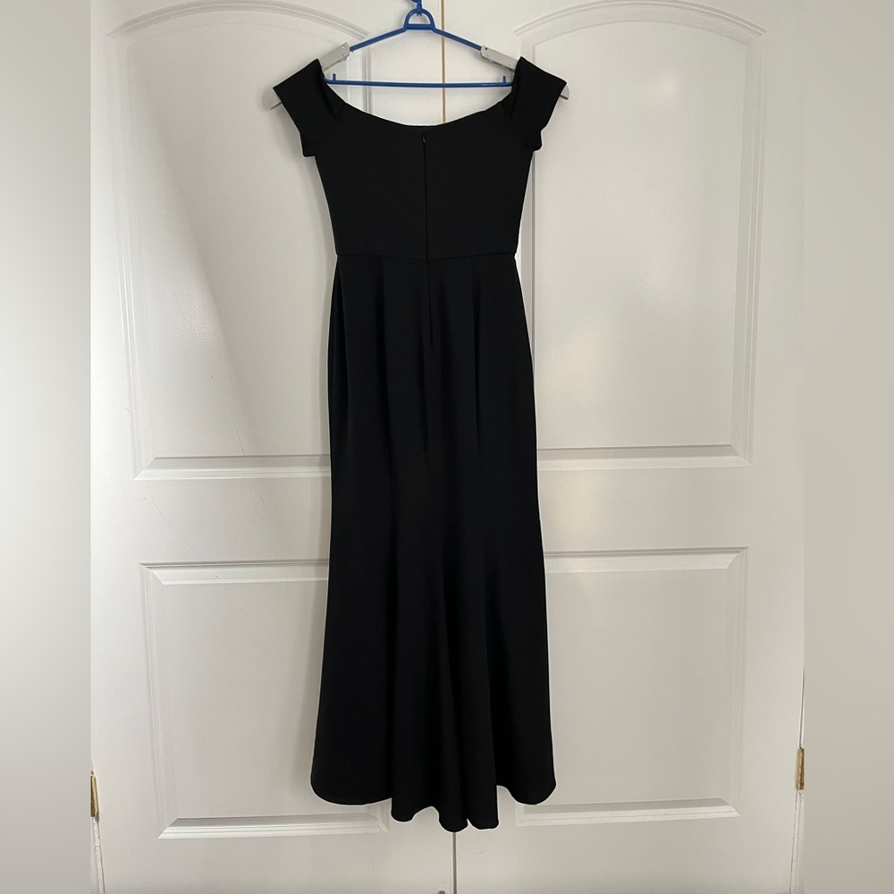 Amsale BLACK Eden dress size 8 - Picture 4 of 9
